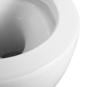 Inodoro Suspendido de Estilo Europeo MWD, Inodoro de Cerámica con Sifón en <span class=keywords><strong>P</strong></span> para Baño, Inodoro de Una Pieza con Borde Tornado sin Borde - Product Image 4