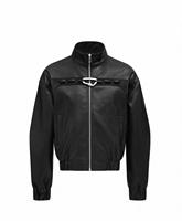 Veste de motard sur mesure en cuir PU avec fermeture éclair sur le devant et bouton de moto de rue pour hommes fabricant de veste