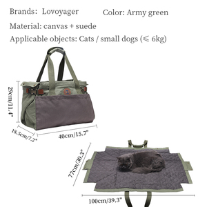 Bolsa transportadora para mascotas 2 en 1, cómoda, con función de Manta para mascotas - Product Image 3