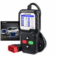 Lector de Códigos OBD2 Universal KONNWEI KW680 con Pantalla TFT, Reproducción de Datos y Función de Prueba de Sensor de Oxígeno