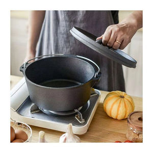 Hecho en China, buen proveedor, utensilios de cocina de <span class=keywords><strong>hierro</strong></span> <span class=keywords><strong>fundido</strong></span>, Horno Holandés portátil para acampar, <span class=keywords><strong>olla</strong></span> para sopa - Product Image 2