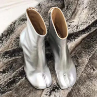 Bottines et Bottes à Talons pour Femmes, Bottes Noires Épaises à Talons Aiguilles et Chunky