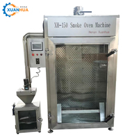 Four à fumage commercial électrique Xuanhua en acier inoxydable, haute efficacité, capacité 150 kg, pour viande, poisson et saucisses