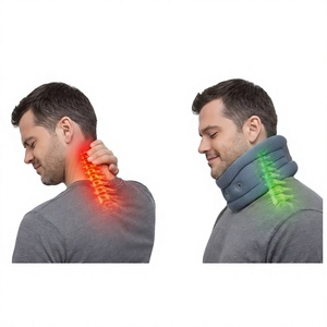 Collarín de Soporte para Cuello ORTHOWRAP, Material PU Gris, Protección Profesional, Alivio Ajustable del Dolor de Cuello, Unisex, Todas las Estaciones, Personalizable - Product Image 2
