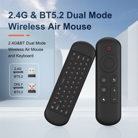 M5 7 colores retroiluminado control remoto inalámbrico Air mouse control remoto recargable con teclado para Android TV Box usando