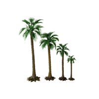 Décoration de micro-paysage succulent, plante de fond pour table de sable, modèle architectural d'arbre africain en plastique de 6 pieds à poser au sol