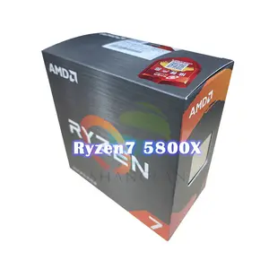 Wholesale amd 5800x socket-NEW For Ryzen 7 5800X R7 5800X 3.8 GHz Eight-Core sixteen-Thread 105W CPU Processor L3=32M 100-000000063 Socket AM4 no fan