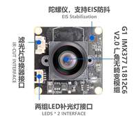 Carte mère G1 Camera Core équipée de modules de caméras USB à puce ICatch V39M