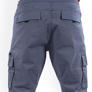 Pantalones Cargo de Lona Ligeros de Cintura Alta para Hombre con Múltiples Bolsillos de Almacenamiento para Viajes y Trabajo - Product Image 4