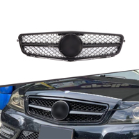 Grille avant de type AMG, pièces de voiture, accessoires de style automobile pour Mercedes Benz Classe C W204 2008-2013