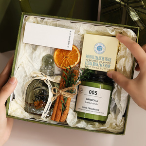 Home Indoor Scented Candle Gift Box Creative Aroma Set Decor Fragrance Ornament Wholesale Holiday Hand Favor Present - Product Image 1