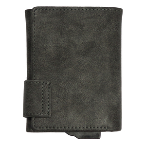 Tarjetero Delgado de Cuero PU Cardhoda con Cierre a Presión, Cartera Minimalista Unisex, Corta, con Bloqueo RFID y Clip para Billetes, Estilo Urbano - Product Image 5