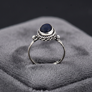 Art Palace 925 Silver Onyx <b>Ring</b> Bezel Setting Vintage Style Unisex Gemstone <b>Ring</b> Everyday Wear - Product Image 1