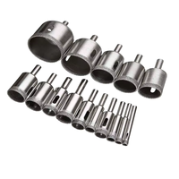 Forets industriels en diamant galvanisé de 6mm/68mm Scie cloche pour verre pour carreaux de granit et marbre