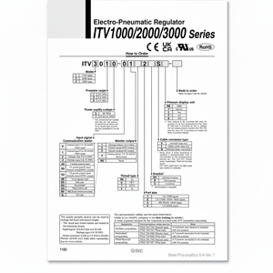 SMC Pneumatics-Regulador electroneumático, equipo eléctrico, 2 - Product Image 1