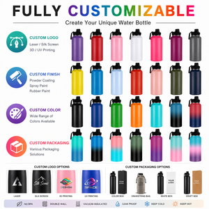 Borraccia Termica Personalizzata con Logo, Bocca Larga, Doppia Parete in Acciaio Inossidabile, 50+ Coperchi, Vendita all'Ingrosso - Product Image 2