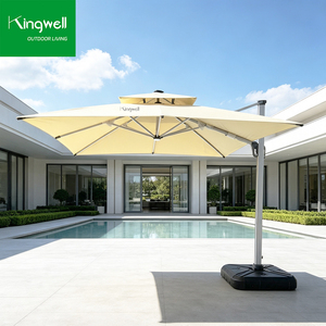 Parasols de terrasse extérieurs de haute qualité <span class=keywords><strong>pour</strong></span> restaurants, mobilier de glamping, vente en gros de parasols de terrasse avec <span class=keywords><strong>LED</strong></span> - Product Image 1