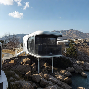 Casas móviles pequeñas modernas de lujo portátiles Casa prefabricada utilizada en lugares escénicos y casas prefabricadas de atracción turística - Product Image 3