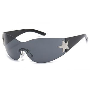 Gafas <span class=keywords><strong>de</strong></span> sol redondas para hombre y <span class=keywords><strong>mujer</strong></span>, anteojos <span class=keywords><strong>de</strong></span> un solo uso, <span class=keywords><strong>2023</strong></span> - Product Image 5