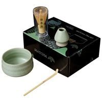 Kit de matcha cérémoniel japonais 4 pièces Outils pour le matcha Brosse à mélanger Bonne qualité