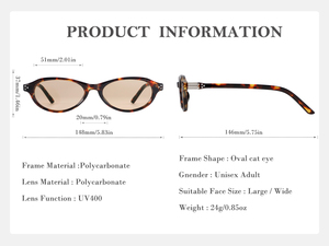 แว่นกันแดดทรงรีแคบ รุ่นใหม่ OEM สำหรับผู้ใหญ่ แฟชั่น unisex กรอบ PC เลนส์ PC ป้องกัน UV400 พร้อมส่ง ราคาโรงงาน 5000 - Product Image 5