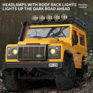 Manguo 99S Escala completa Land Rover Defender <span class=keywords><strong>D90</strong></span> Expert Tracción en las cuatro ruedas Vehículo todoterreno 1080p Cámara HD Sígueme Función remota - Product Image 5