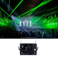 Proyector de Luz Láser para Escenario con Animación RGB a Prueba de Agua de 15W 21W, DMX ILDA, Luz Láser para Clubes DJ
