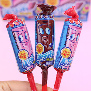 Caramelos <span class=keywords><strong>Dulces</strong></span> Halal Zhenbaozhu Meile Di, Caja <span class=keywords><strong>de</strong></span> 30 Paletas <span class=keywords><strong>de</strong></span> Caramelo, 450g, Sopla la Flauta - Product Image 3
