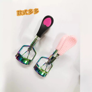 Recourbe-cils coloré, outil d'aide à l'extension des cils, outil de maquillage portable pour femmes, recourbe-cils grand angle, personnalisable. - Product Image 3