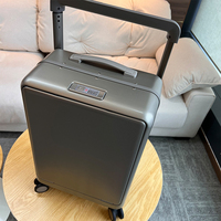 Ensemble de 3 valises et bagages de voyage personnalisés en plastique ABS à motifs, pour échantillon