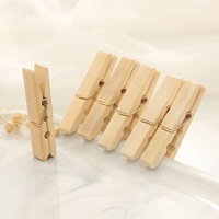 20 pièces/paquet Offre Spéciale pinces à linge en bambou naturel faites à la main sur mesure