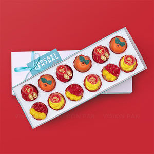 Boîte d'emballage de macarons personnalisée haut de gamme avec fenêtre transparente - Boîte cadeau en carton imprimé UV pour la présentation et le stockage - Product Image 6