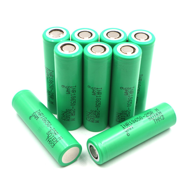 C&P 18650 25R 3.6V 2500mah Discharge Current 20A High Rate Battery Cells