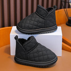 Mules de lona de algodón afelpado para mujer, modernos, para interior y exterior, cálidos para el invierno, talla grande, populares - Product Image 6