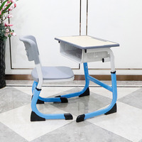 Bureau et chaise réglables en hauteur pour enfants, ensemble de mobilier standard pour salle de classe, adapté aux écoles indiennes