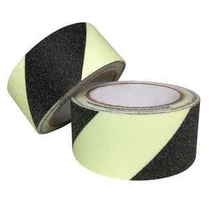 Supplier Customization Double Sided Anti Slip Tape Grit PET Waterproof Luminous Glow In The Dark Non Skid No Slip Tape