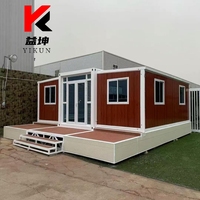 Maisons préfabriquées de luxe de 40 pieds, prix fabricant, installation facile, maisons conteneurs extensibles, fabrication chinoise