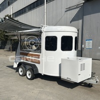 Remorque de nourriture pour chevaux Vintage personnalisé commercial mariage camions de nourriture miroir camping caravane chariot