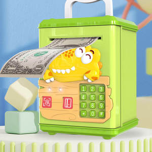 กระปุก<span class=keywords><strong>ออมสิน</strong></span>อิเล็กทรอนิกส์รูปกล่องพลาสติกทาสีสุดสร้างสรรค์ขนาดเล็กพร้อมกล่องม้วน<span class=keywords><strong>เงิน</strong></span>อัตโนมัติรหัสผ่านที่ปลอดภัยสำหรับของเล่นเด็ก - Product Image 6