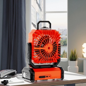 Ventilateur portable de camping à refroidissement rapide 20000mAh avec lumière LED, ventilateur à brumisation d'eau USB, mini ventilateur rechargeable pour l'extérieur - Product Image 2
