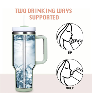 DAJI HYDRO 40oz doppelwandiger Edelstahl-Reise becher Becher Büro-Vakuum flasche mit großer Kapazität und Griff für heiße Getränke - Product Image 3