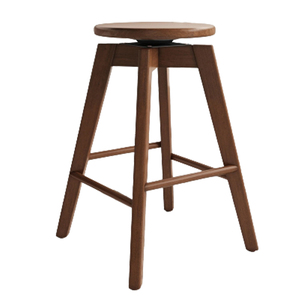 Sleek Stylish Wooden Bar <b>Stool</b> Modern Elegance Upholstered Space Saving Decorative <b>Stool</b> for <b>Dining</b> Outdoor Hotel Mall Use - Product Image 1