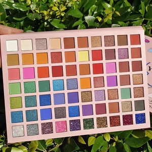 Haute qualité 70 couleurs dessin animé ombre à paupières plaque nacré mat paillettes maquillage <span class=keywords><strong>Europe</strong></span> et Amérique plaque multicolore - Product Image 3