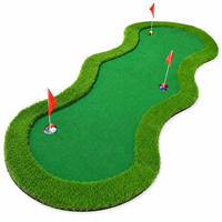 Tapis de golf portable pour l'intérieur et l'extérieur, multi-couches, antidérapant, professionnel, pour l'entraînement au golf à la maison, au jardin ou au bureau