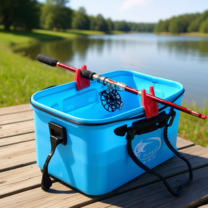 Juego de organizadores de pesca Richsea, cubo para cebo de EVA con soportes para cañas de spinning, equipo de pesca para exteriores - Product Image 2