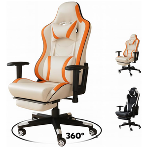 <span class=keywords><strong>Chaise</strong></span> de <span class=keywords><strong>Gamer</strong></span> Ergonomique Premium à 360 Degrés, <span class=keywords><strong>Chaise</strong></span> de Bureau Confortable et Réglable en Hauteur avec Repose-Pieds - Product Image 1