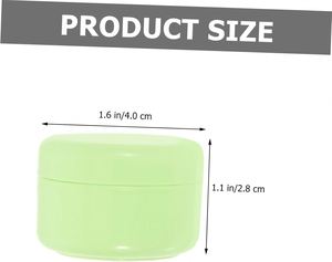 Pots de crème pour le visage en plastique PP vides, imprimés en sérigraphie avec logo personnalisé, colorés, mignons, pour échantillons cosmétiques, 10g, 20g, 30g, 50g, 100g, 250g - Product Image 3