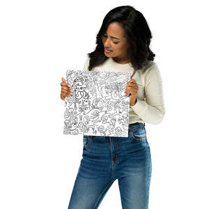 Pintura por Números de Dibujos Animados Jumbo, Página para Colorear - Product Image 1