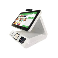 Système de point de vente Windows de 15.6 pouces Terminal de point de vente de restaurant intégré avec imprimante externe Fonction SDK pour point de vente (POS)