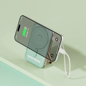 แบตเตอรี่สำรองแบบไร้สายพร้อมที่วางโทรศัพท์10000mAh PD20W ป้ายทะเบียนอย่างเป็นทางการจาก Rock Crayon Shin-chan - Product Image 3